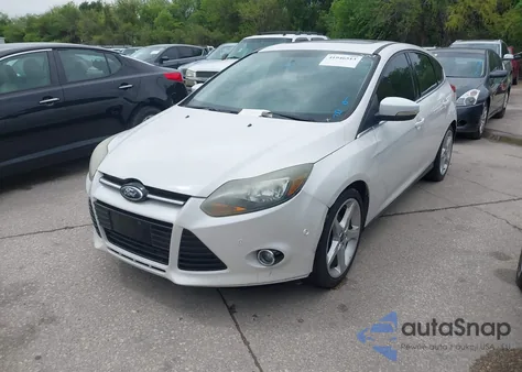2013 Ford Focus Titanium из США, поврежденный, VIN 1FADP3N24DL183308